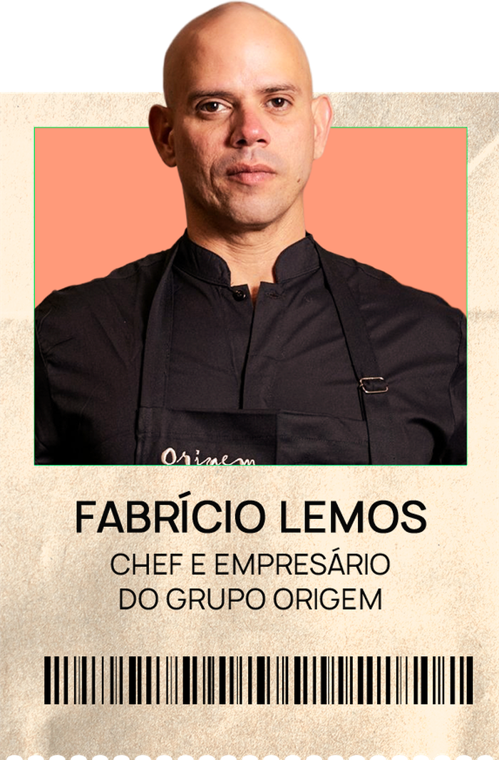 Fabrício Lemos, chef e empresário do Grupo Origem